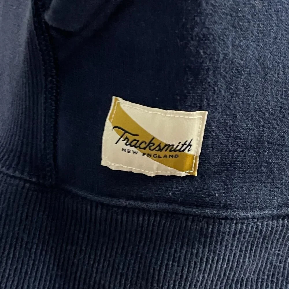 Tracksmith Trackhouse Hoodie Blue Women's Large - Runs Small - Picture 2 of 8